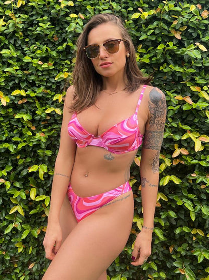Pink Swirls Bikini